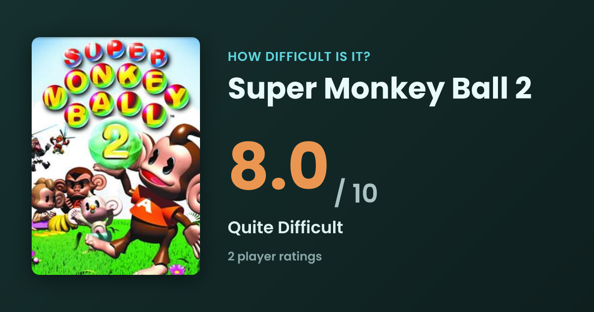Is Super Monkey Ball 2 Hard? Difficulty Rating 8.0/10 | HDII